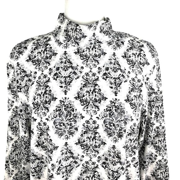 KAREN SCOTT Tops Long Sleeve Mock Neck Women's Sweaters Gray Plus Size 0X - Picture 5 of 10